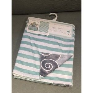 Little Blessing Baby Blanket Noah's Ark ”God Loves Everyone” Reversible Stripes